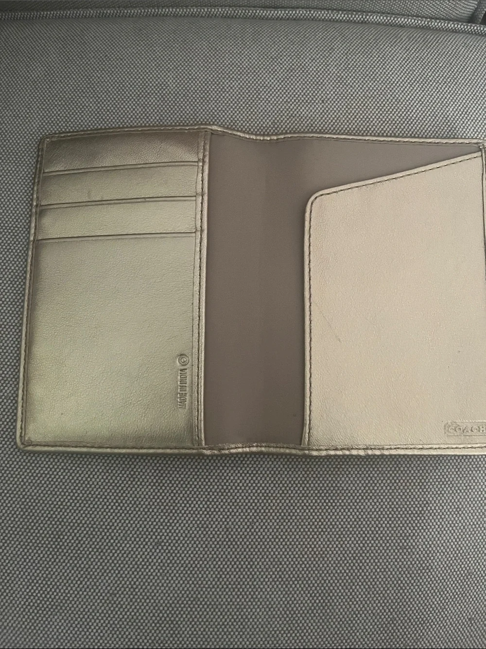 Coach Signature Brown Unisex Card Holder